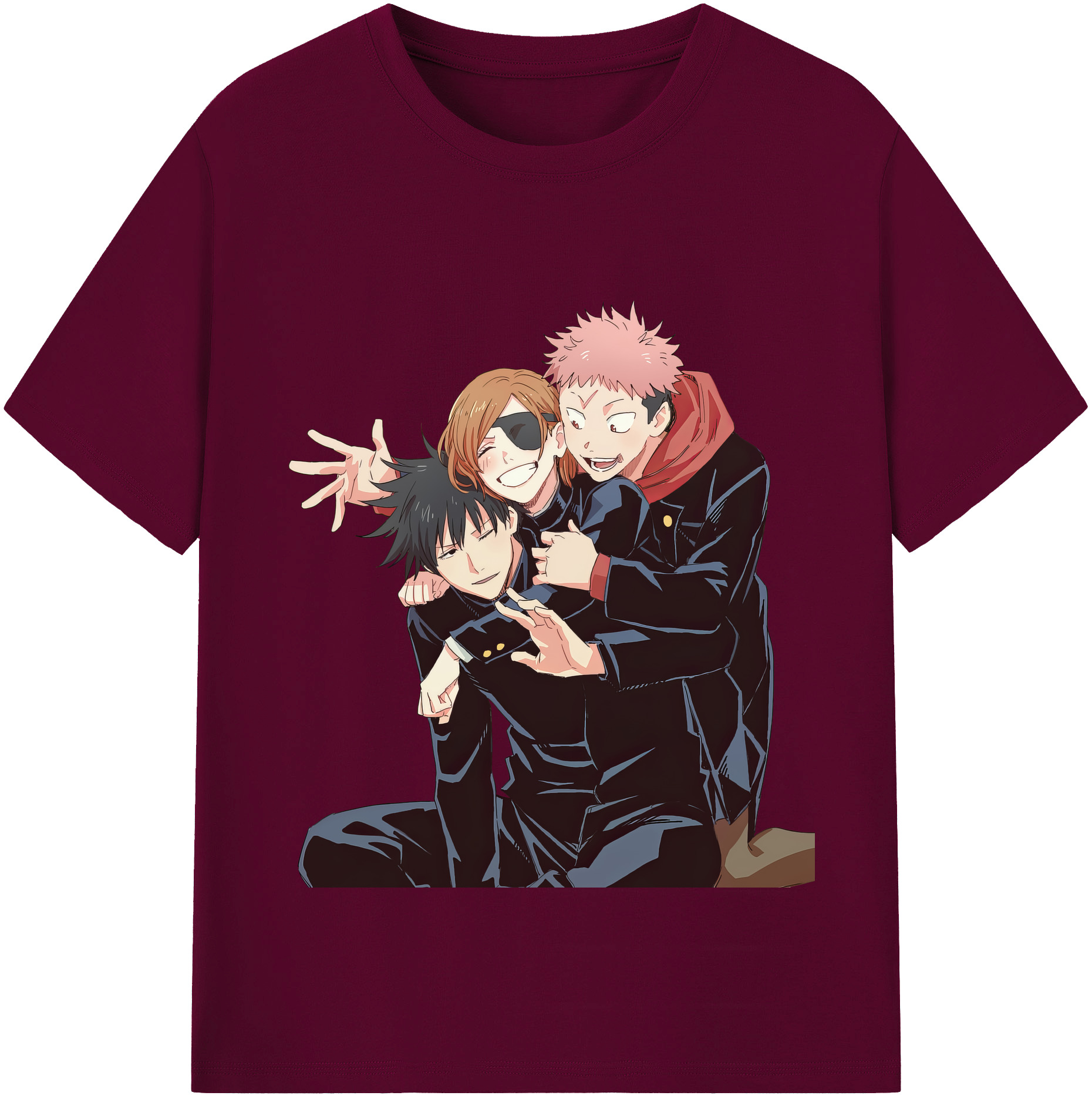 （画像用） 呪術廻戦 Jujutsu Kaisen レディースカジュアルプリントTシャツ（綿100％）